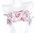 LoveShackFancy 286676 Rigley Printed Bikini Top, Size Medium