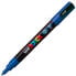 Фото #2 товара Шариковая ручка POSCA PC-3M Синяя 6 штук