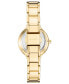 Фото #2 товара Women's Quartz Gold-Tone Alloy Link Bracelet Watch, 36mm