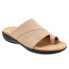 Фото #2 товара Trotters Regina T2231-158 Womens Beige Extra Wide Slides Sandals Shoes