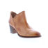 Фото #4 товара Bed Stu Carla F393009 Womens Brown Leather Zipper Ankle & Booties Boots