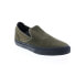 Emerica Wino G6 Slip-On Mens Green Suede Skate Inspired Sneakers Shoes