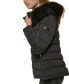 Фото #3 товара Women's Faux-Fur-Trim Hooded Puffer Coat