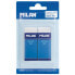 MILAN Blister Pack 2 Nata® Design Erasers With Carton Sleeve