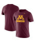 Футболка Nike Мужская Марсала Minnesota Golden Gophers Softball Drop Legend Бордовый, L - фото #1