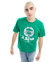 Aape By A Bathing Ape regular fit short sleeve t-shirt with front print in green