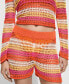 ფოტო #2 პროდუქტის Women's Combined Crochet Sweater