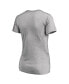 ფოტო #2 პროდუქტის Women's Ash Milwaukee Brewers Cooperstown Collection Forbes T-shirt