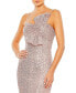 Фото #2 товара Women's Ieena Sequined Strapless Faux Bow Column Gown