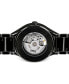 Unisex Swiss Automatic True Secret Diamond (1/8 ct. t.w.) Black Ceramic Bracelet Watch 40mm