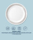 Фото #3 товара Brushed Silver Tone Dinner Plate