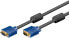 Wentronic 93613 - 1.8 m - VGA (D-Sub) - VGA (D-Sub) - Male - Female - Black - Blue