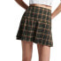 SUPERDRY Vintage Tweed Pleat Mini Skirt