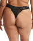 Фото #5 товара Women's Signature Lace Plus Size Original Rise Thong, 4811X