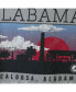 Фото #5 товара Men's Gray Alabama Crimson Tide Comfort Colors Campus Scenery T-shirt