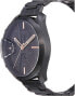 Фото #2 товара Мужские наручные часы с черным кожаным ремешком Diesel Men's MS9 Chronograph Quartz Watch
