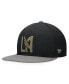 Men's Black, Gray LAFC Downtown Snapback Hat