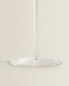 Conical crystalline wine glass