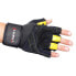 Black / Yellow HMS RST01 rS gym gloves