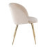 Фото #41 товара Fran Chair in Gold Metal and Velvet Set of 2