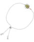 ფოტო #1 პროდუქტის Cubic Zirconia & Multicolor Enamel Fish Bolo Bracelet