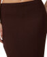 ფოტო #11 პროდუქტის Women's Staple Rib Maxi Skirt