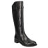 Фото #2 товара Easy Spirit Aubrey Zippered Riding Womens Black Casual Boots E-AUBREY-001