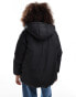 Фото #3 товара ASOS DESIGN oversized puffer jacket with hood in black