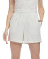 ფოტო #3 პროდუქტის Women's Basket-Weave-Texture Shorts