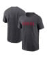 ფოტო #1 პროდუქტის Men's Anthracite Alabama Crimson Tide Primetime Evergreen Wordmark T-Shirt