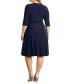 Фото #3 товара Платье женское KIYONNA Essential Wrap с 3/4 рукавами