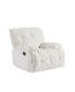 Фото #4 товара 360 Degree Swivel Fabric Single Sofa Heavy Duty Reclining Chair For Living Room, Cream