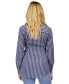 Фото #2 товара Women's Chain-Print Twist-Front Shirt