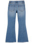 Фото #19 товара Kid High-Rise Split Hem Iconic Denim Jeans 6-6X