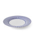 Blue Italian Steccato Dinner Plates, Set of 4