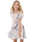 ფოტო #2 პროდუქტის Big Girls Floral Organza Social Dress, Created for Macy's