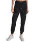 DKNY Women's Embroidered Logo Cuff Jogger Pants Черный, M - фото #1