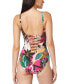 Фото #1 товара Bleu Rod Beattie Lace Down Over The Shoulder One Piece Swimsuit Multi Size 4