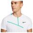 Спортивная футболка для мужчин Nike Court Slam Short Sleeve Polo Черно-белый, S - фото #4