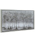 Solitary Field Textured Metallic Hand Painted Wall Art by Martin Edwards, 24" x 48" x 1.5"