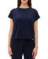 Фото #1 товара GapBody Women's Ribbed Short-Sleeve Pajama Top