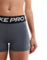 Nike Pro Training Dri-Fit 3 inch shorts in iron grey