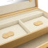 Luxury gold jewelry box with mirror Jolie 23256-93