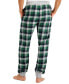 ფოტო #5 პროდუქტის Men's 2pk Flannel Jogger Pajama Pants