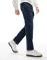 Фото #3 товара Jack & Jones chris straight jean in dark blue rinse wash