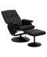 Фото #9 товара Massaging Multi-Position Recliner And Ottoman With Wrapped Base