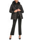 Фото #6 товара Women's Bibbed Hooded Puffer Coat, Created for Macy's