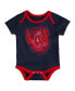 Unisex Infant Navy and Red and Cream Boston Red Sox Future 1 3-Pack Bodysuit Set