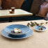 Фото #2 товара Плоская тарелка Ariane Ripple Керамика Синий (25 cm) (6 штук)