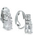 Cubic Zirconia Pear-Shape Clip-On Stud Earrings, Created for Macy's
